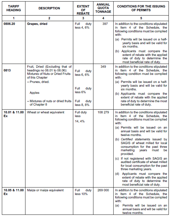 N5390 Table 1 vii