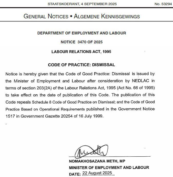 N3470 Notice No. 3470 of 2025