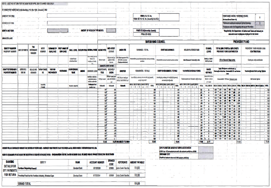 R6497 Annexure D Return