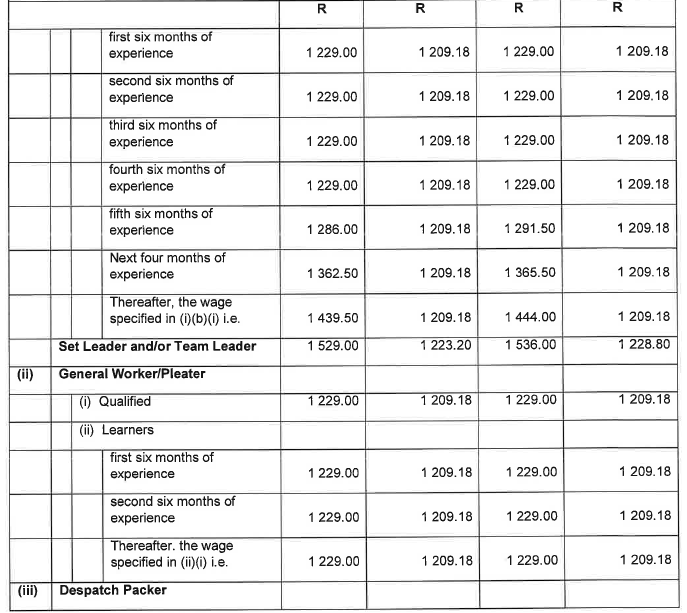 R6855 Part B 4.1 Wage Sched xi