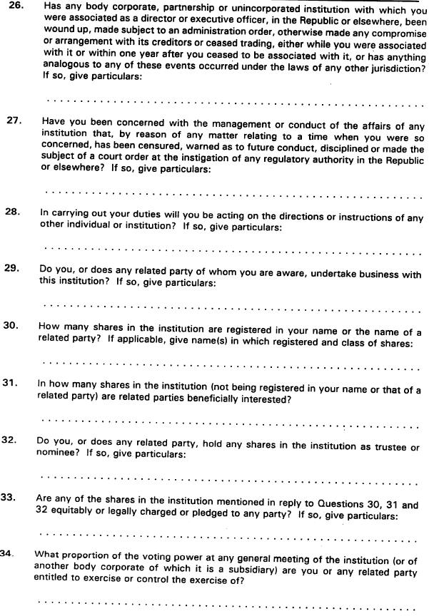 R2508 39. Form DI020 iv