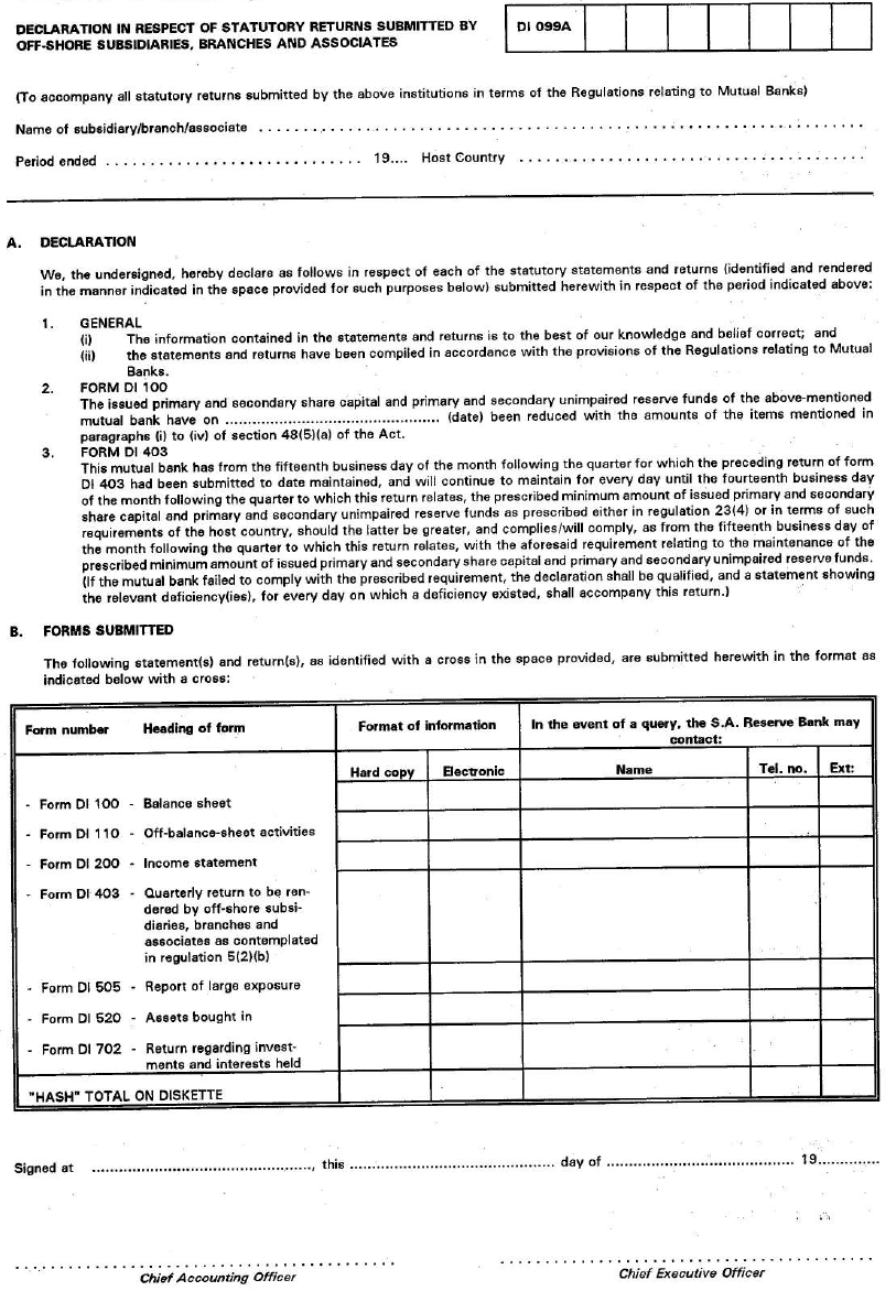 R2508 Form DI099A